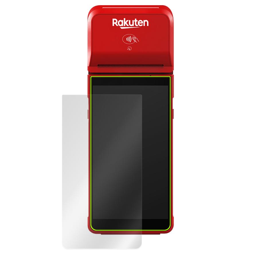 新品未使用Rakuten Pay Terminal 赤 箱入り ミヤビックス 楽天ペイ ターミナル 保護 フィルム OverLay 9H