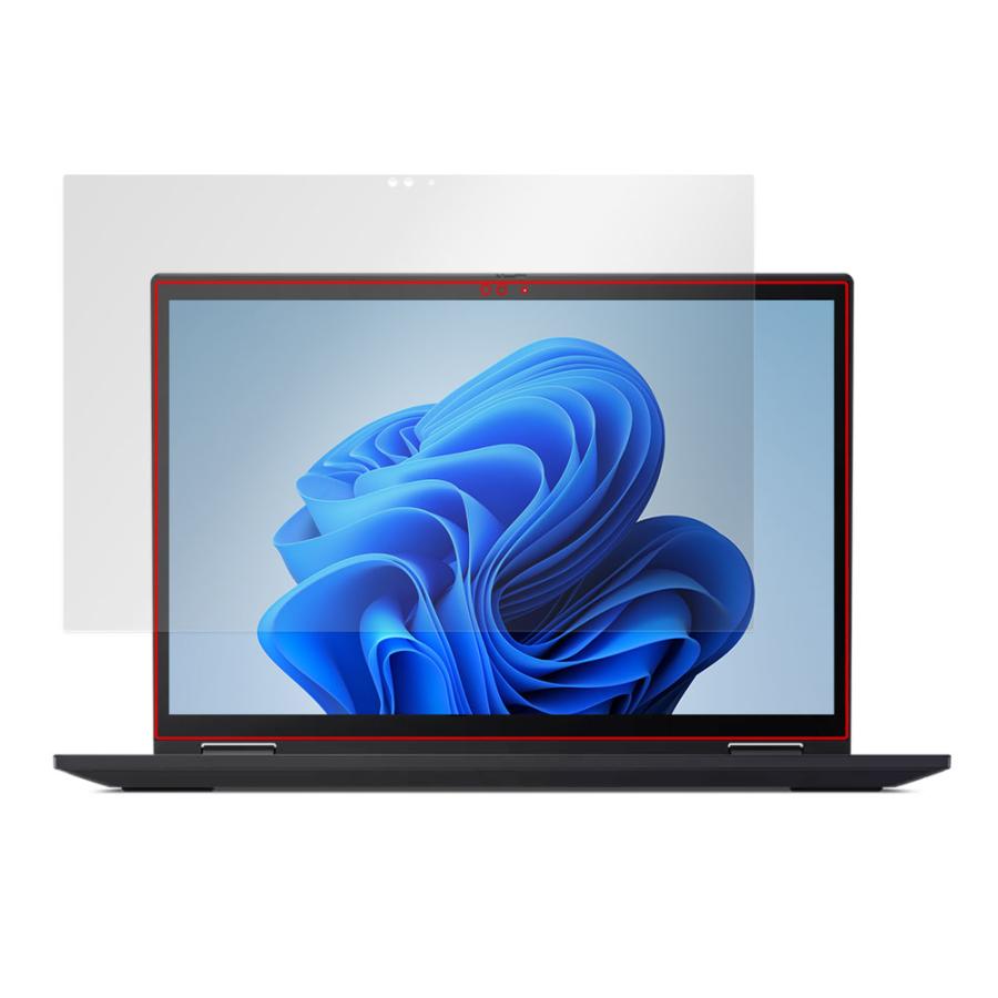 Lenovo ThinkPad X13 Yoga Gen 2 保護 フィルム OverLay Brilliant シンクパッド ノートPC用保護フィルム 液晶保護 指紋防止 高光沢｜visavis｜15