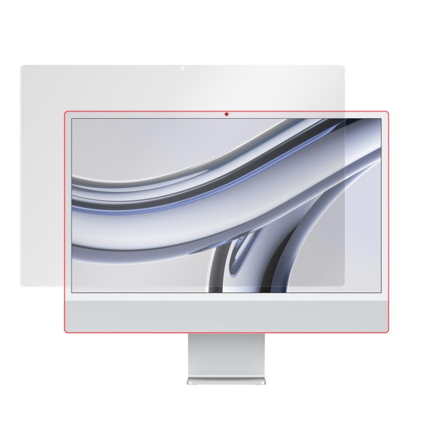 24インチ iMac (M3 2023) 保護 フィルム OverLay Plus for 24インチ アイマック 液晶保護 アンチグレア 反射防止 非光沢 指紋防止｜visavis｜02