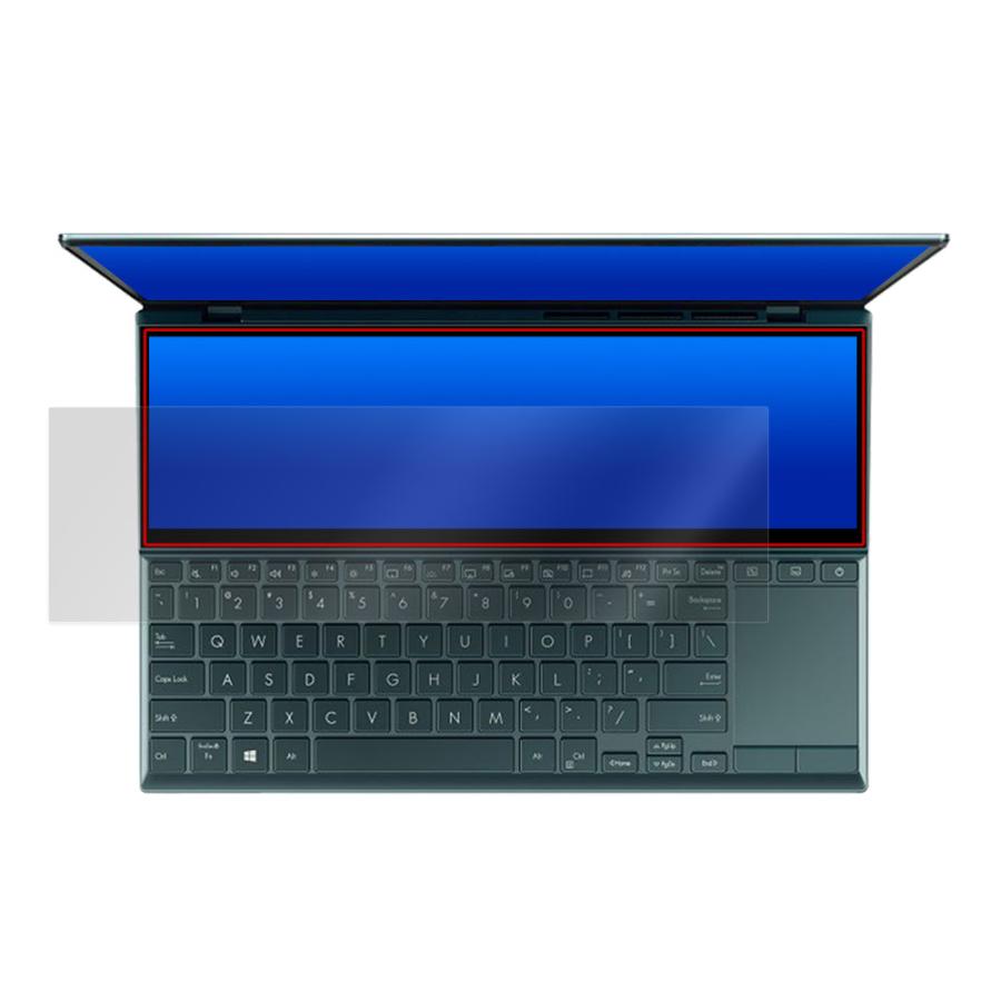 ASUS ZenBook Duo 14 UX482EA / UX482EG セカンドディスプレイ用 保護フィルム OverLay Plus ノートPC用保護フィルム アンチグレア 低反射｜visavis｜16