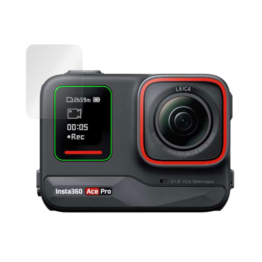 Insta360 Ace Pro サブスクリーン用 保護 フィルム OverLay 9H Plus アクションカメラ用保護フィルム 9H 高硬度 アンチグレア 反射防止｜visavis｜16