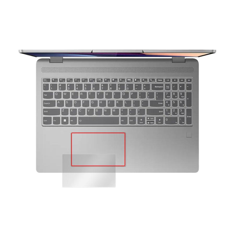 Lenovo IdeaPad Flex 5i Gen 8 16型 タッチパッド 保護フィルム OverLay Protector レノボ ノートPC アンチグレア さらさら手触り｜visavis｜16