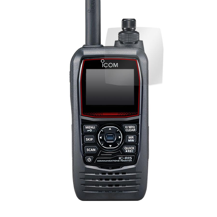 ICOM 携帯型広帯域ハンディレシーバー IC-R15 保護 フィルム OverLay 