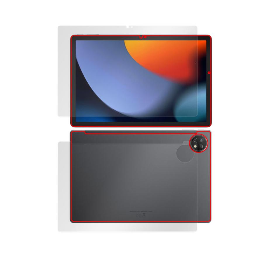 Blackview OSCAL Pad 16 表面 背面 フィルム OverLay Plus Lite ブラックビュー 表面・背面セット 高精細液晶対応 アンチグレア 反射防止｜visavis｜16