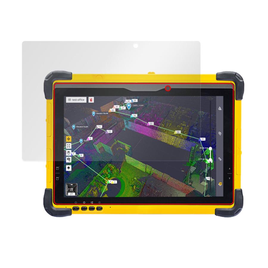 Trimble T10x / T10 保護フィルム OverLay Plus トリンブル T10x / T10 タブレット用フィルム アンチグレア 反射防止 非光沢 指紋防止｜visavis｜16