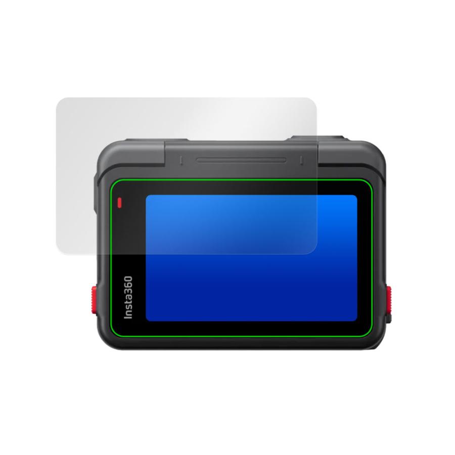 Insta360 Ace フリップ式タッチスクリーン 保護フィルム OverLay 9H Plus アクションカメラ用フィルム 9H 高硬度 アンチグレア 反射防止｜visavis｜16