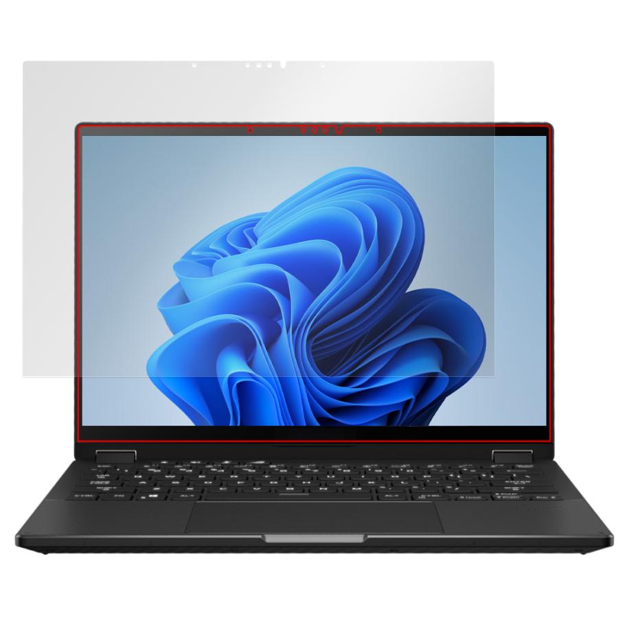 ASUS ROG Flow X13 (2023) GV302 保護 フィルム OverLay Plus Premium for エイスース ノートPC アンチグレア 反射防止 高透過 指紋防止｜visavis｜16