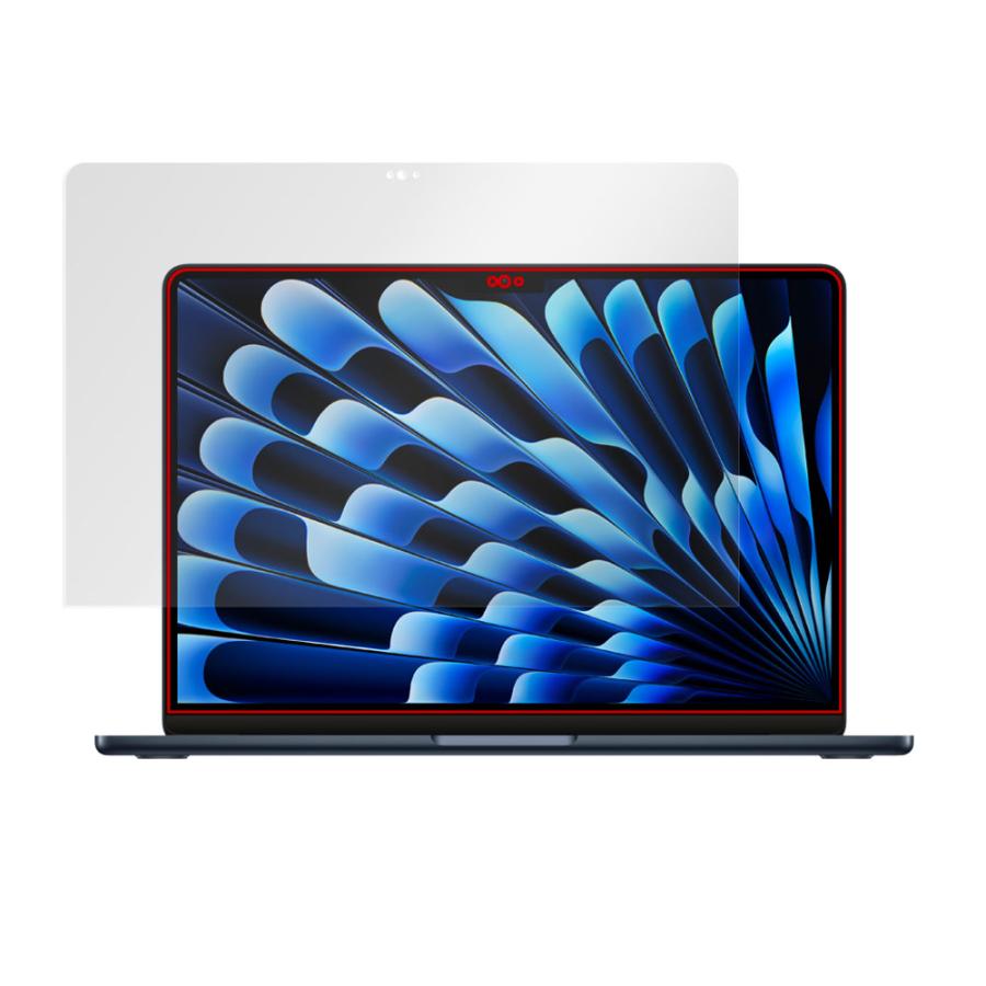 MacBook Air (13インチ M4 2025 / M3 2024) 保護 フィルム OverLay Plus Premium マックブック エア 用 アンチグレア 低反射 高透過 | ミヤビックス | 15