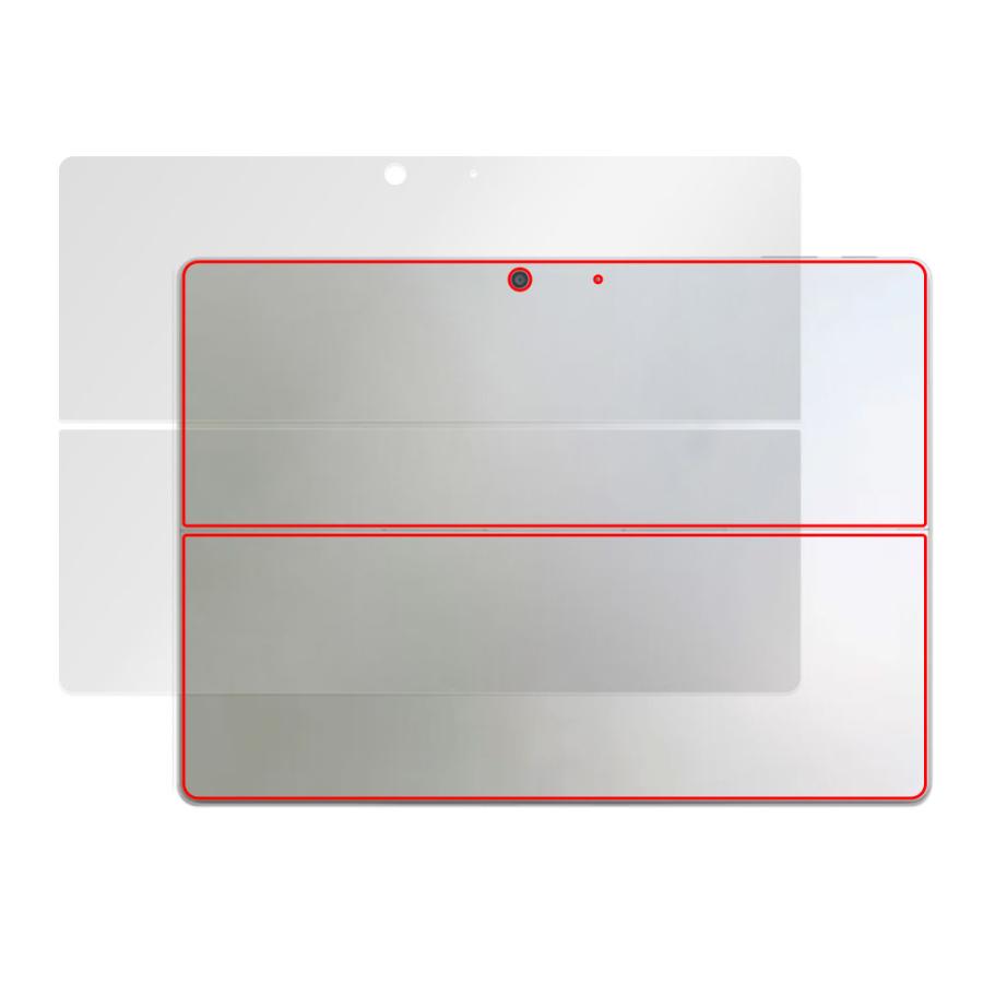 Surface Pro 10 背面 保護 フィルム OverLay Absorber 低反射 for サーフェス プロ 10 衝撃吸収 反射防止 抗菌｜visavis｜15