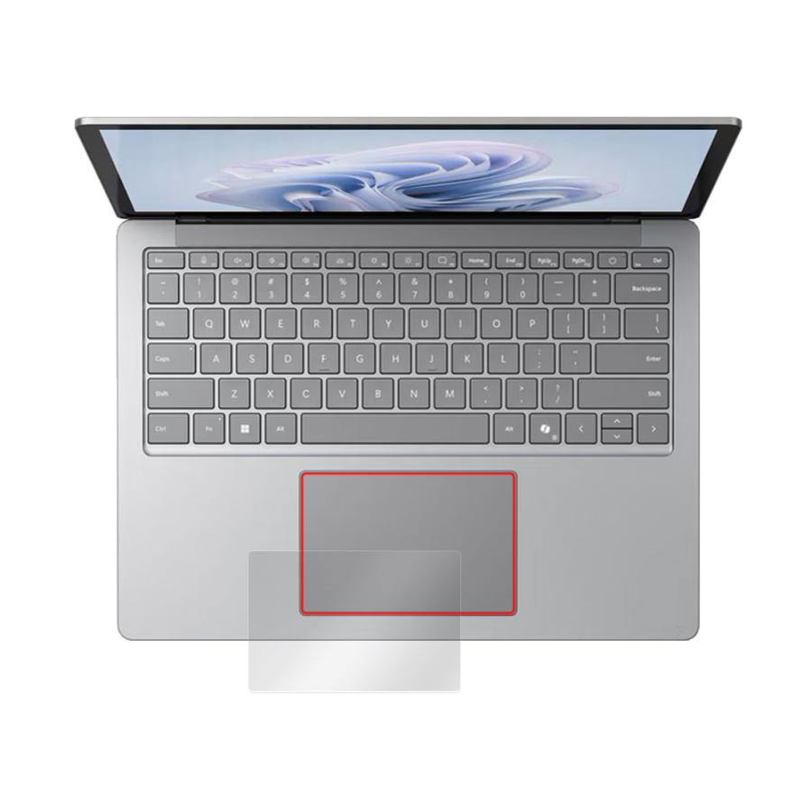 Surface Laptop 6 15 インチ タッチパッド 保護 フィルム OverLay Protector ノートパソコン用保護フィルム アンチグレア さらさら手触り｜visavis｜16