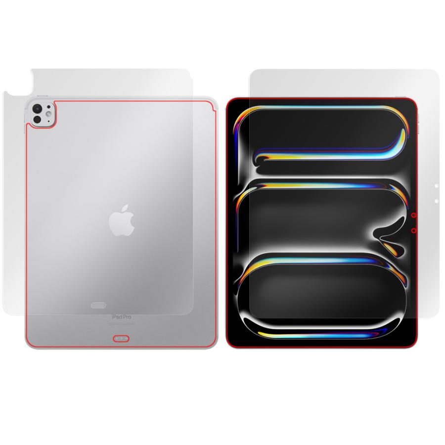 iPad Pro 13インチ M4 2024 Wi-Fiモデル 表面 背面 フィルム OverLay Plus Premium for アイパッド プロ アンチグレア 反射防止 高透過｜visavis｜16