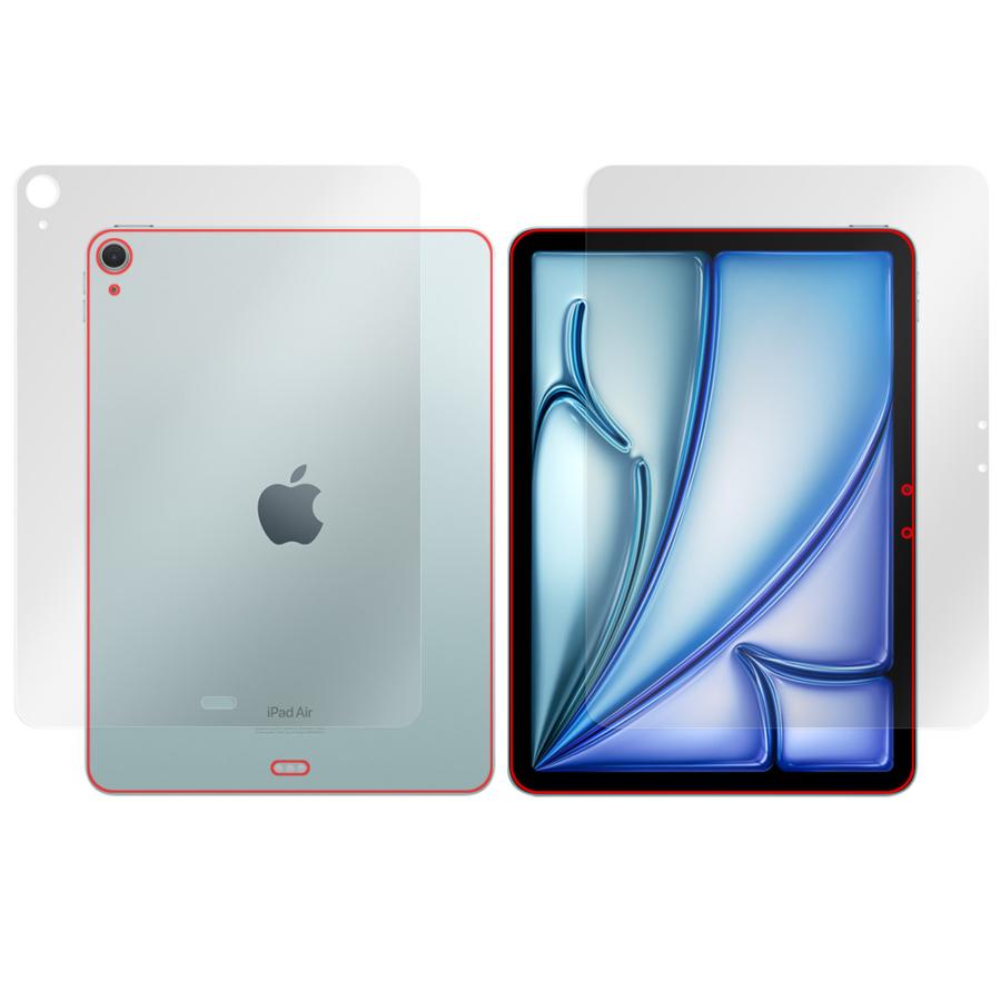 iPad Air 11インチ M2 2024 Wi-Fiモデル 表面 背面 フィルム OverLay Brilliant for アイパッド エア 指紋がつきにくい 指紋防止 高光沢｜visavis｜15