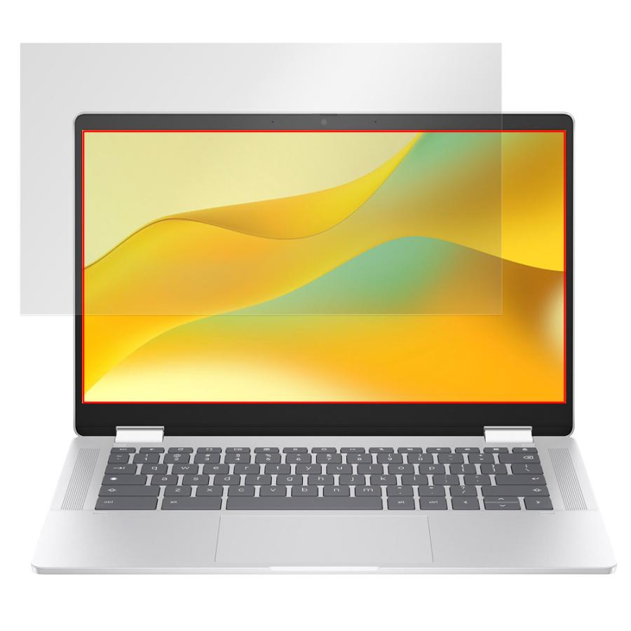 HP Chromebook x360 14b-cd0000 シリーズ 保護 フィルム OverLay Plus Lite for クロームブック 高精細液晶対応 アンチグレア 反射防止｜visavis｜16