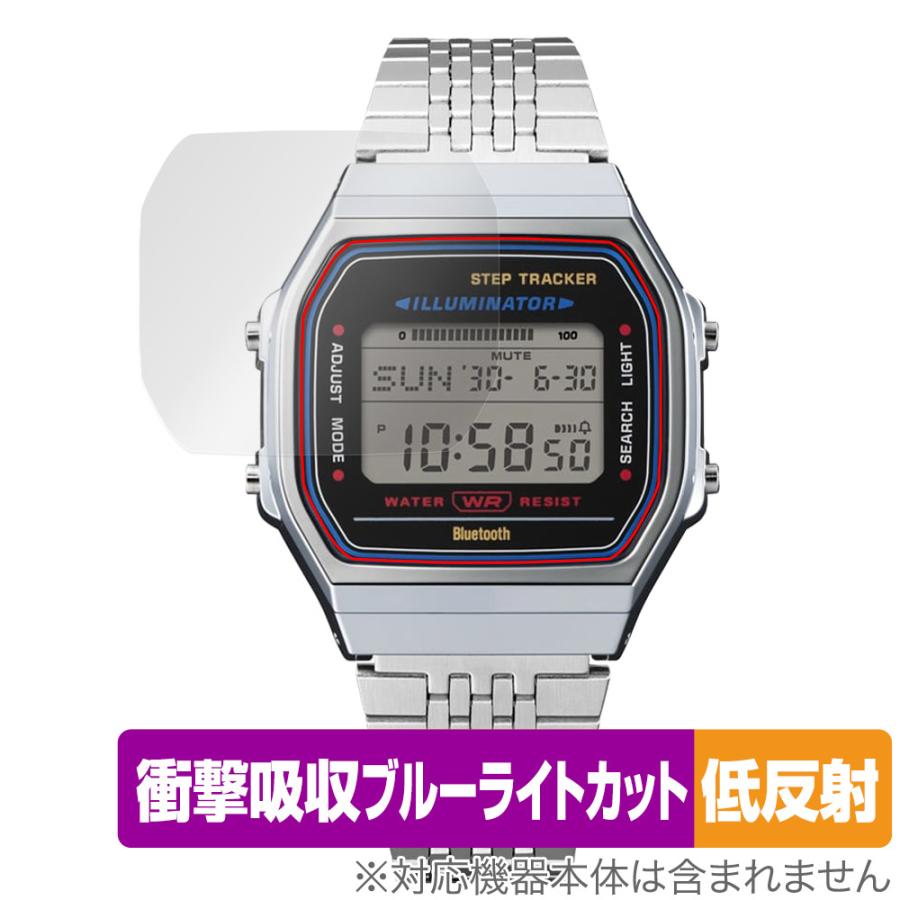 CASIO Collection STANDARD ABL-100WE / ABL-100WEG 保護フィルム OverLay Absorber 低反射 for カシオ 衝撃吸収 ブルーライトカット 抗菌 | ミヤビックス