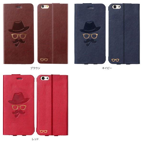 スマホケース iPhone 6 Plus 用 mononoff MCI-14PGM ジェントルマンデザインケース for iPhone 6 Plus 手帳型ケース 手帳 カバー iPhone 6s Plus iPhone 6 Plus｜visavis｜02