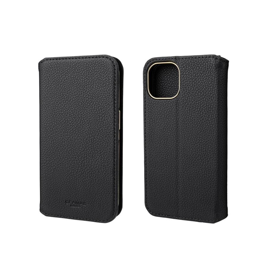 iPhone14 ProMax ケース カバー 手帳型 PUレザー 6.7インチ GRAMAS COLORS iPhone14 Pro Max 手帳型PUレザーケース Shrink