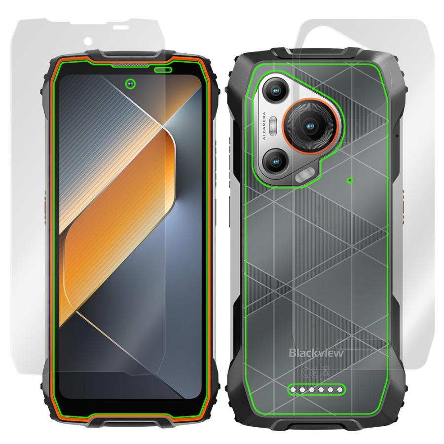 ミヤビックス Blackview BL7000 表面 背面 フィルム OverLay 9H