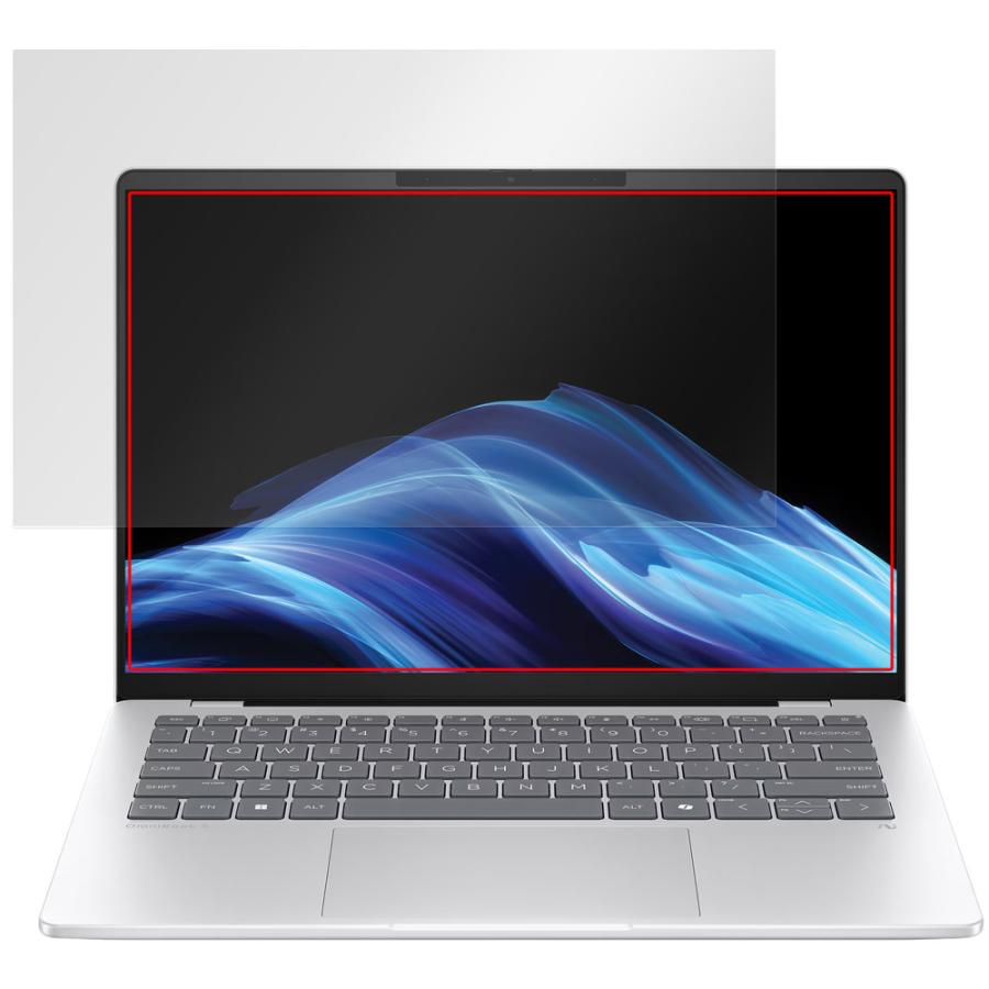 HP OmniBook 5 14-he0000 シリーズ 保護フィルム OverLay Absorber 低反射 for オムニブック 衝撃吸収 ブルーライトカット 抗菌 爆買 | ミヤビックス | 14