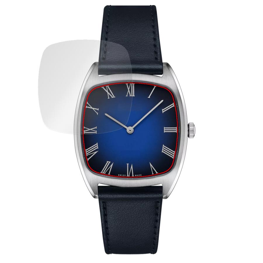 TISSOT STYLIST 32x32mm T159.909 保護フィルム OverLay Absorber 低反射 for ティソ スタイリスト 衝撃吸収 ブルーライトカット 抗菌 爆買 | ミヤビックス | 14