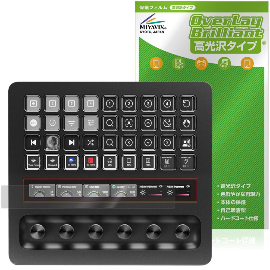 Elgato STREAM DECK ＋ XL LCDタッチストリップ用 保護フィルム 