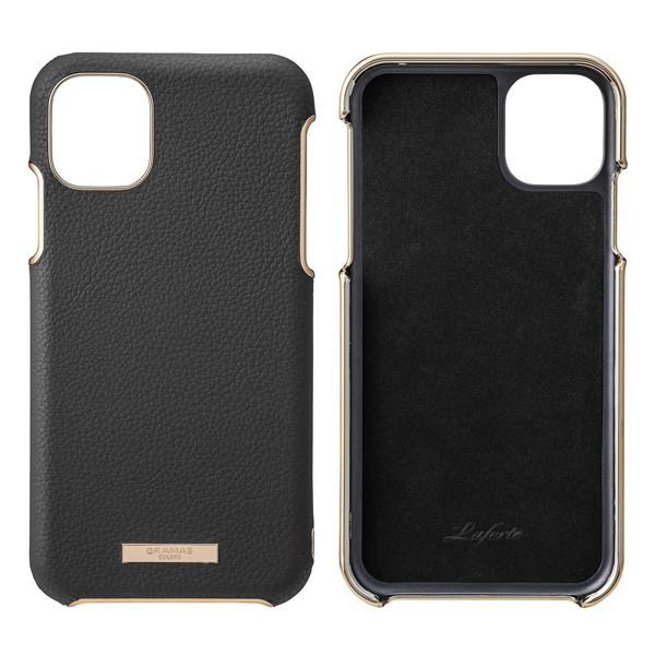 GRAMAS グラマス iPhone 11 / XR レザーケース ブラック 3 GRAMAS（グラマス） iPhone11 シュリンクPUレザーケース 