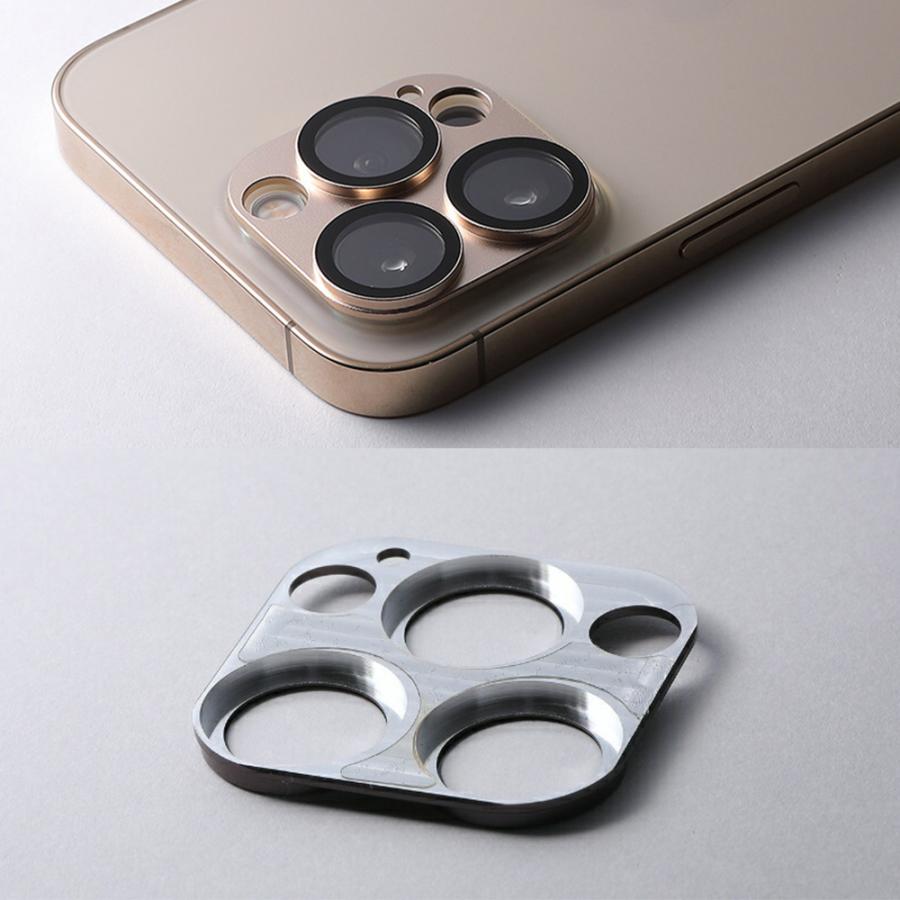iPhone 13 Pro iPhone 13 Pro Max カメラ レンズ カバー Deff Hybrid Camera Lens Cover for アイフォン13プロ 13プロマックス カメラレンズプロテクター 保護|visavis|02