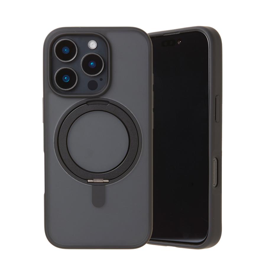 iPhone16Pro ETANZE RING MASTER for iPhone 16 Pro(ブラック) 360度