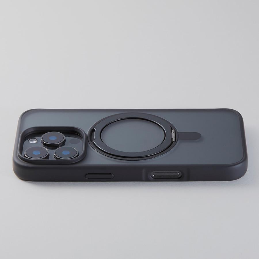 iPhone16Pro ETANZE RING MASTER for iPhone 16 Pro(ブラック) 360度