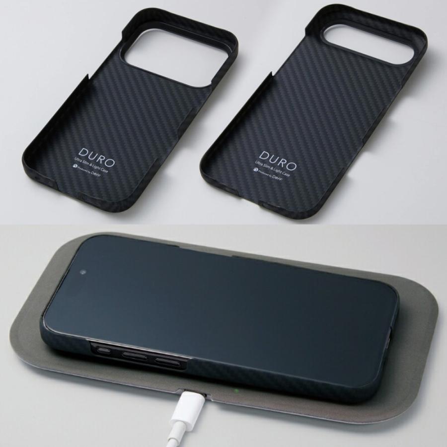 iPhone Air アラミド繊維ケース Ultra Slim & Light Case DURO for アイフォーン ワイヤレス充電対応 超軽量 薄型 耐衝撃 Deff ディーフ