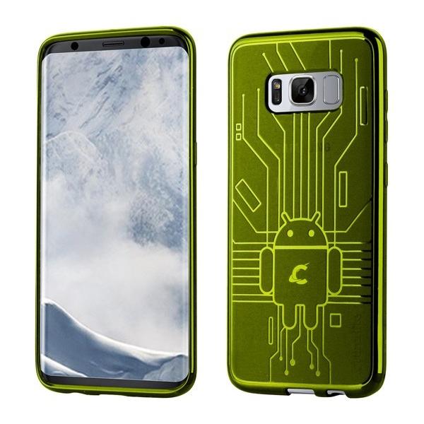 スマホケース SC02J / SCV36 用  Cruzerlite Bugdroid Circuit Case for Galaxy S8 SC02J / SCV36 ドロイド君デザインのソフトケース｜visavis｜02