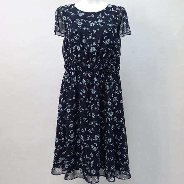 サンプルセール カタログ掲載品 ウェストギャザー フラワープリント半袖ワンピース Gallery Visconti Sample ギャラリービスコンティ 通販 Yahoo ショッピング