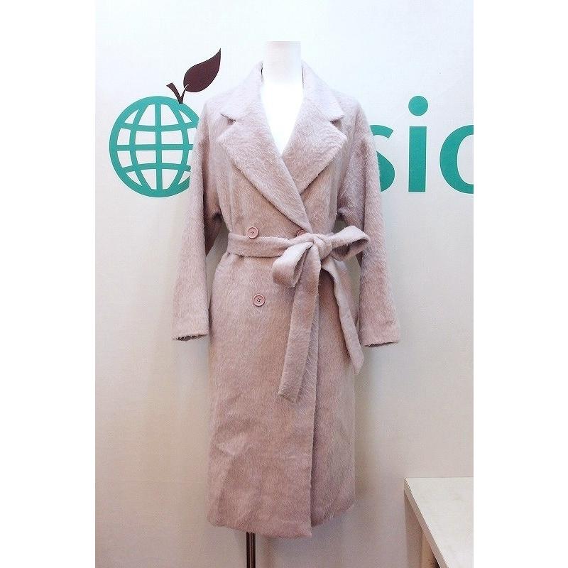 Snidel スナイデル シャギー ダブル チェスターコート F スモーキーピンク Kz Visionヤフーショッピング店 通販 Yahoo ショッピング