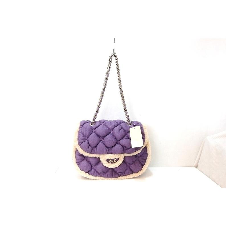 リッチ rich 2WAY キルティング×ボア チェーンショルダーバッグ