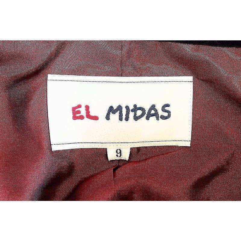 EL MIDAS エルミダ テーラードジャケット コート 9 ブラック