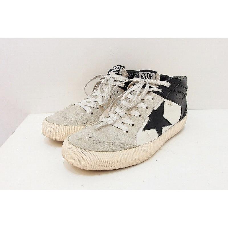 Golden Goose ゴールデングース Mid Star ミドルカット スター スニーカー B W Edt メンズ 40 中古 Kz Visionヤフーショッピング店 通販 Yahoo ショッピング