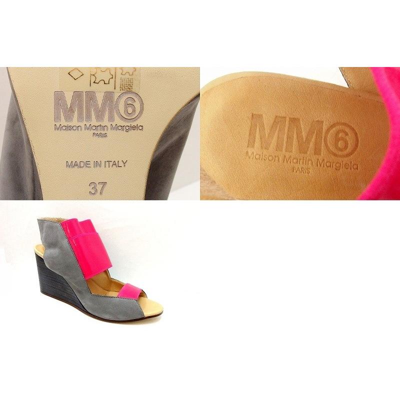 Martin Margiela マルタンマルジェラ MM6 ウェッジソールサンダル 37 