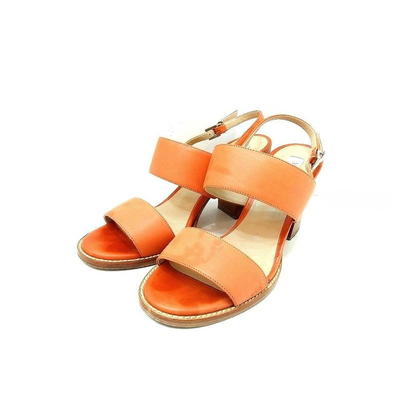 Max Mara MAX MARA マックスマーラ レザー ストラップサンダル 35 