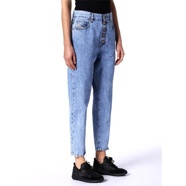 DIESEL ディーゼル ハイウエスト テーパード デニムパンツ W25-L32  