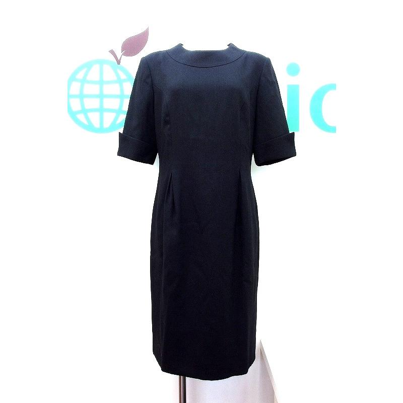 Yuki Torii ユキトリイ 麻 リネン混 フォーマル 5分袖ワンピース 大きいサイズ 13 黒 Kz Visionヤフーショッピング店 通販 Yahoo ショッピング