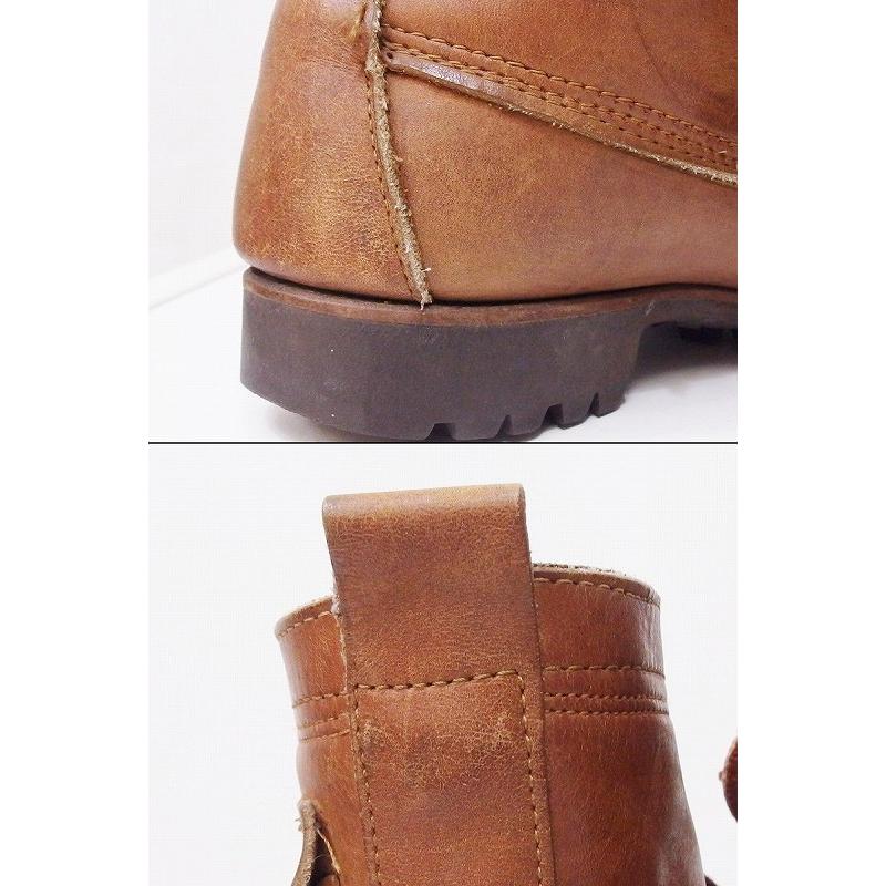 RALPH LAUREN ラルフローレン レザー レースアップ ショートブーツ 