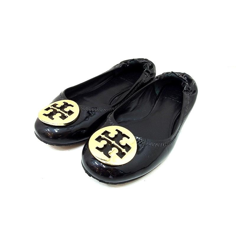 TORY BURCH トリーバーチ パテントレザー フラットシューズ バレエ 