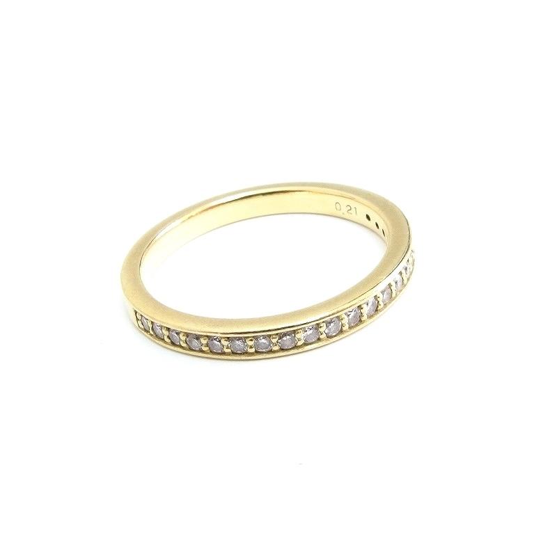 ギンザタナカGINZA TANAKA ダイヤモンド0.21ct 750 ハーフエタニティ 