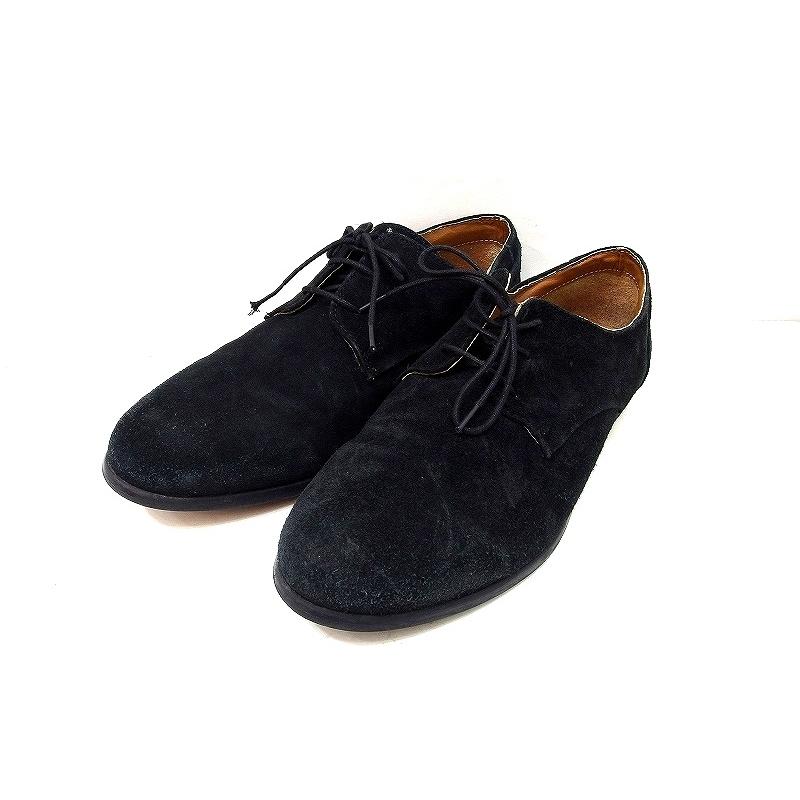 トップマンTOPMAN スエード プレーントゥ メンズシューズ メンズ 42 黒 