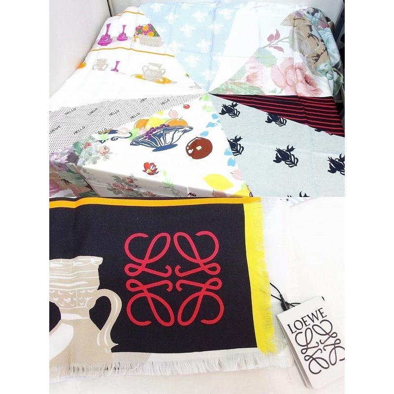 LOEWE ロエベ scarf pat multicol 140×140cm 大判シルクスカーフ 