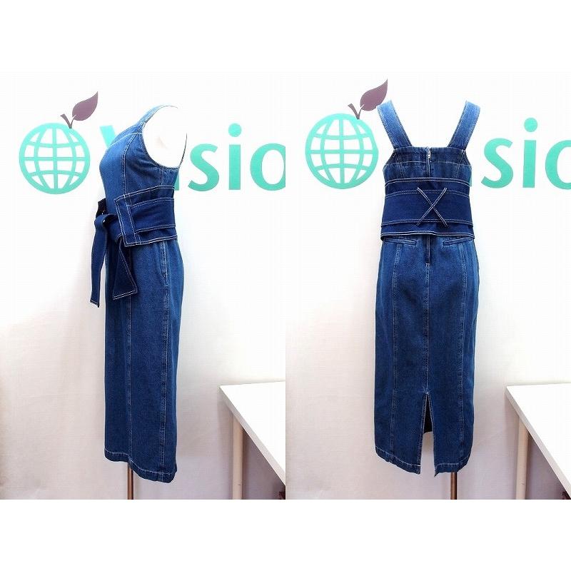 Snidel スナイデル コルセットベルト付き デニム ジャンパースカート 0 Kz Visionヤフーショッピング店 通販 Yahoo ショッピング