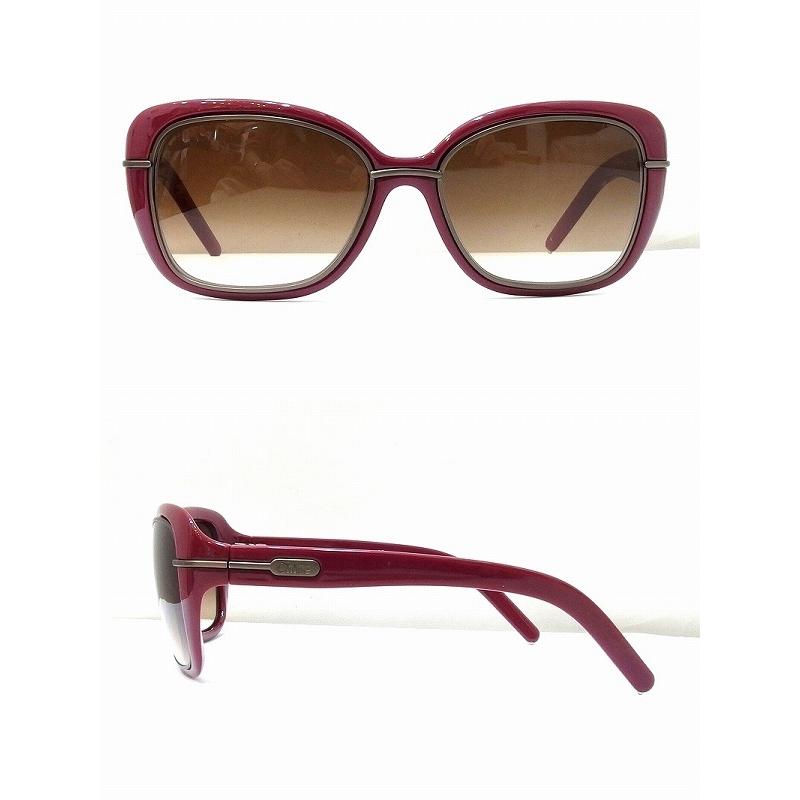 Chloe クロエ サングラス CL2168 ワイン・ボルドー系 : Visionヤフー  