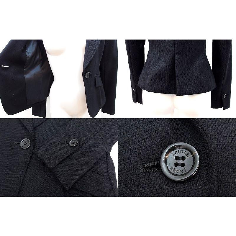 LAUTREAMONT ロートレアモン BLACK ウール セットアップ LAUTREAMONT ロートレアモン BLACK ウール セットアップ