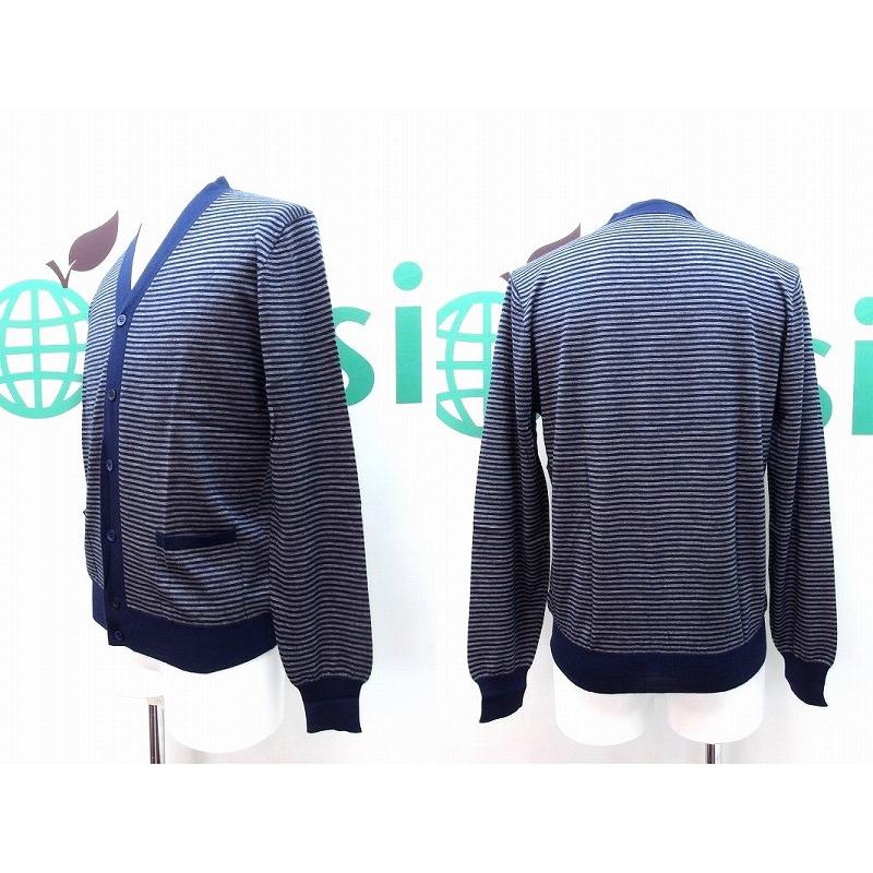 CRUCIANI Cruciani クルチアーニ カシミヤシルク ボーダー CRUCIANI Cruciani クルチアーニ カシミヤシルク ボーダー