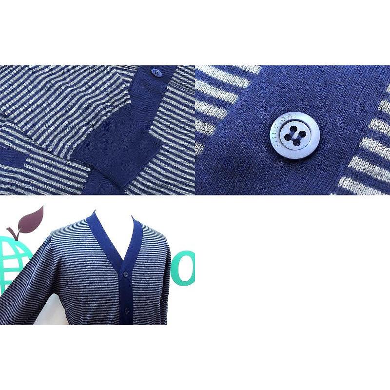 CRUCIANI Cruciani クルチアーニ カシミヤシルク ボーダー CRUCIANI Cruciani クルチアーニ カシミヤシルク ボーダー
