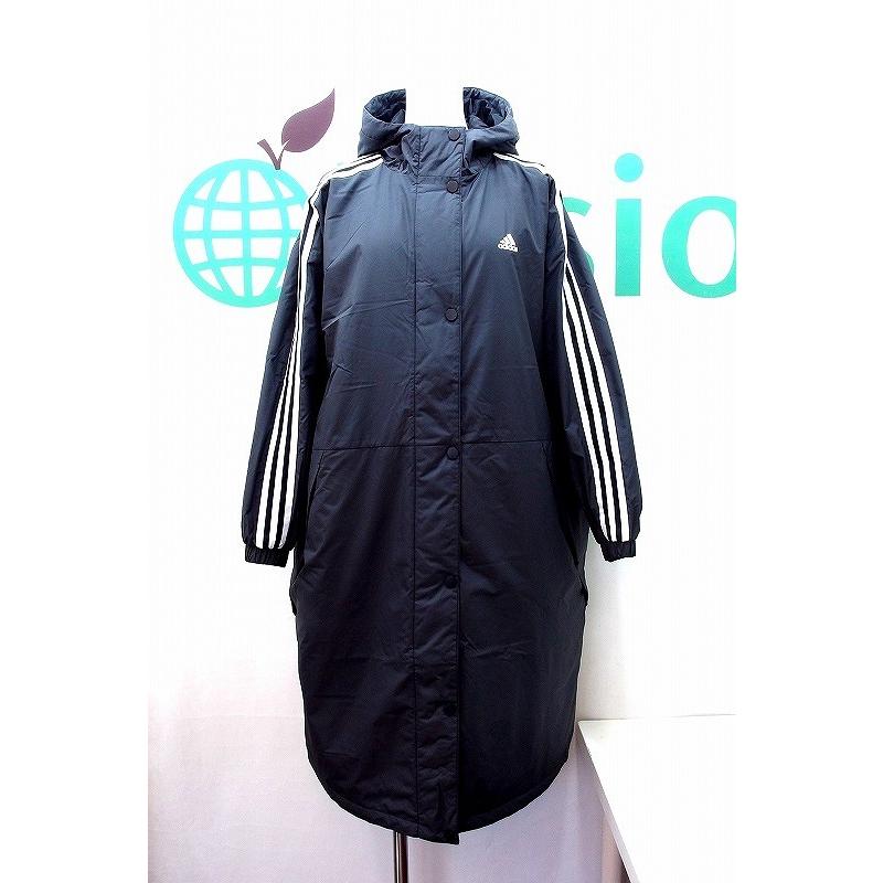 Adidas アディダス 中綿 ベンチコート レディース L ダークグレー Kz Visionヤフーショッピング店 通販 Yahoo ショッピング